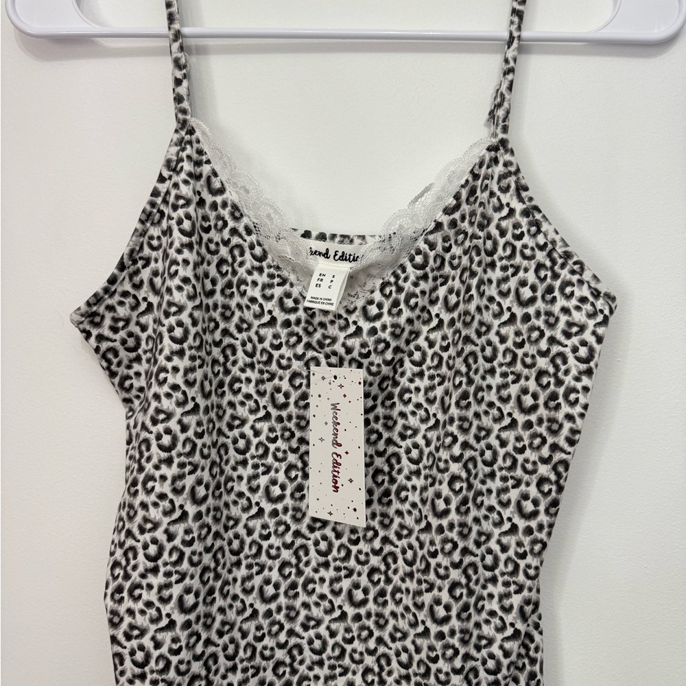 Leopard Print Super Soft Cami Top